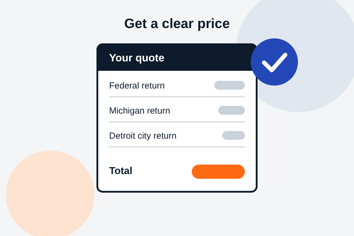 Get a tax quote price