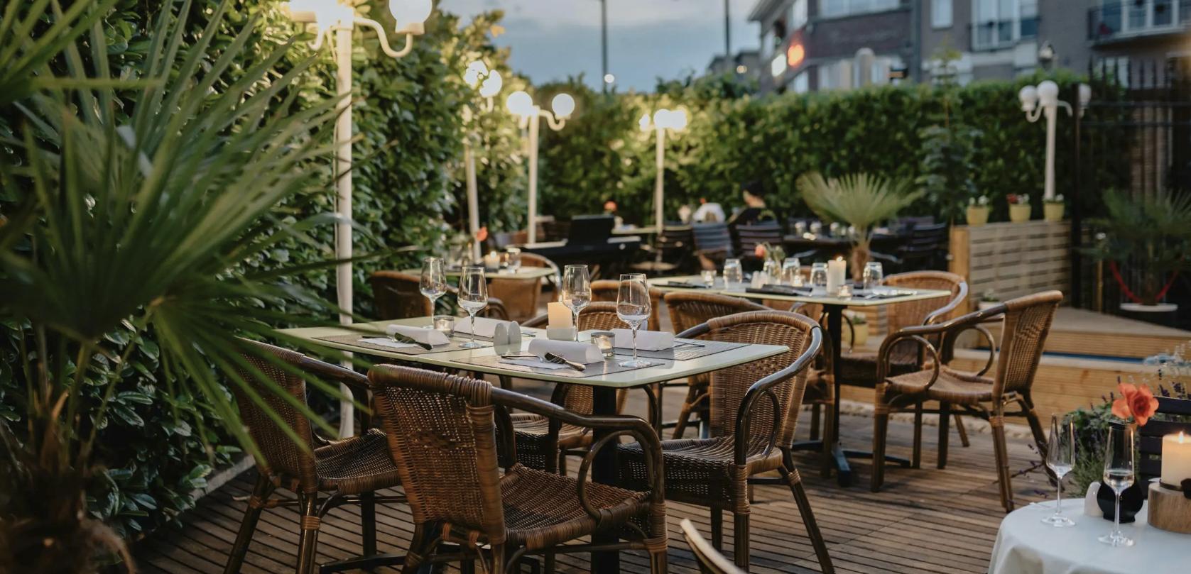 terrasse de restaurant