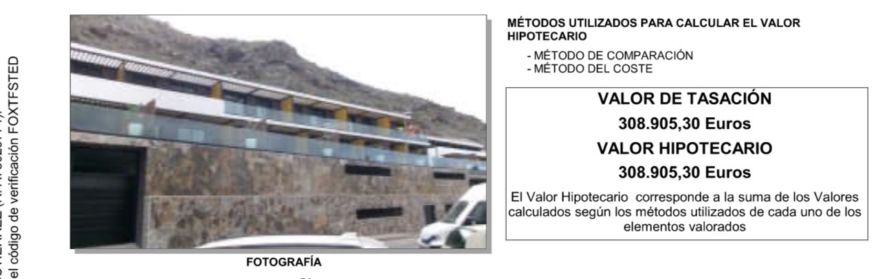 Documento de Tasación Oficial