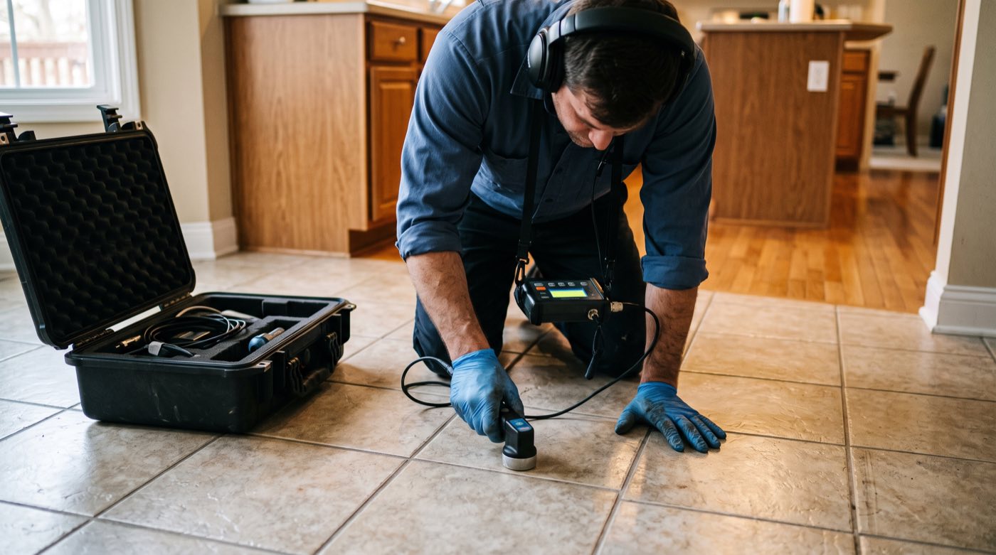 Leak Detection in progress