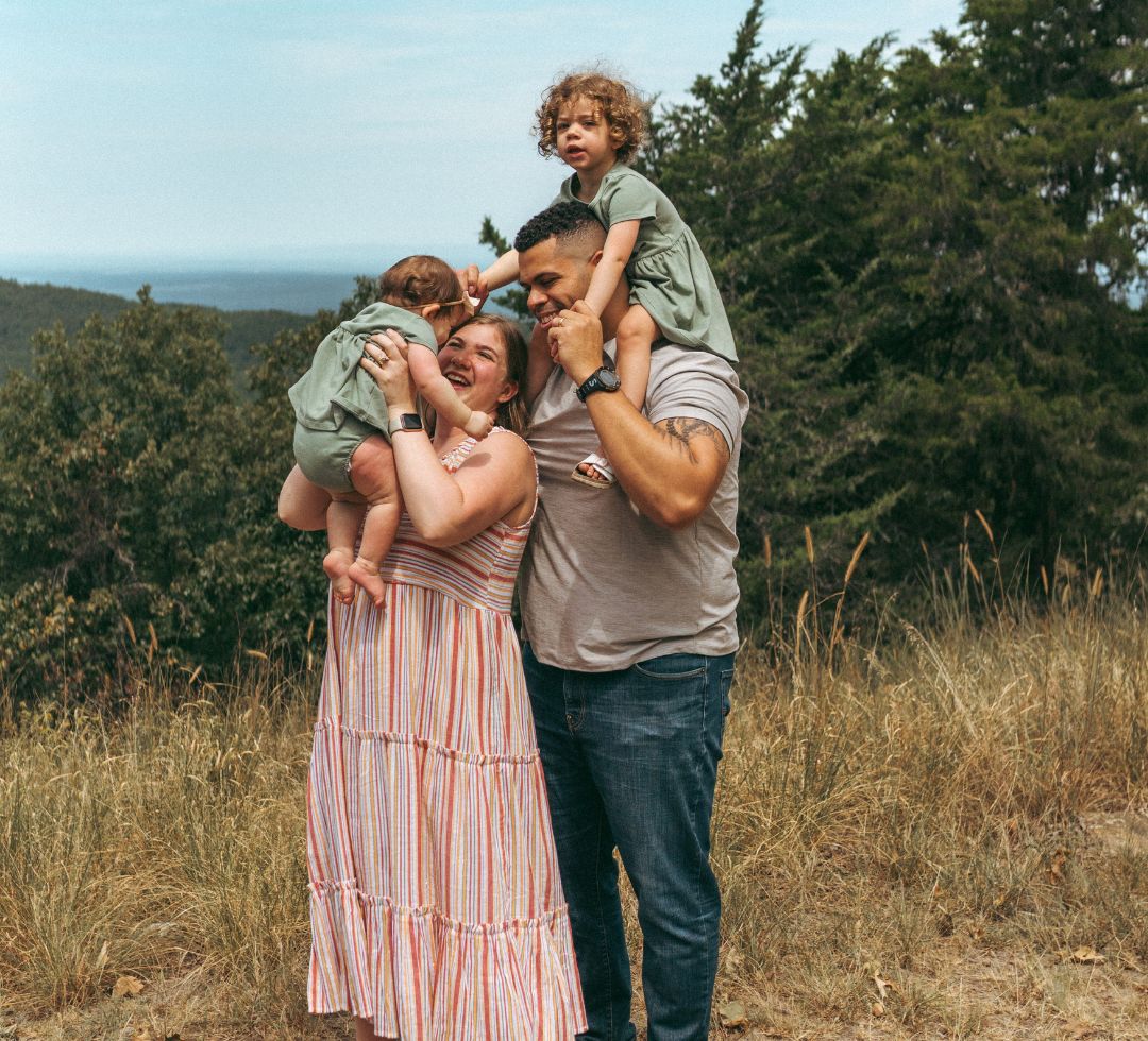 Dr. Cam Daniels with his family