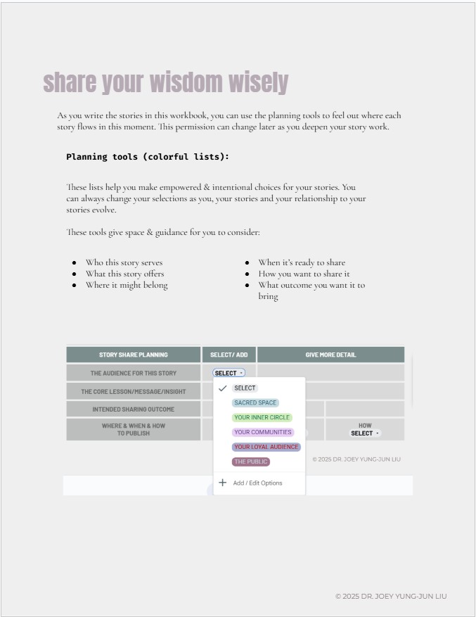 sacred story flow model