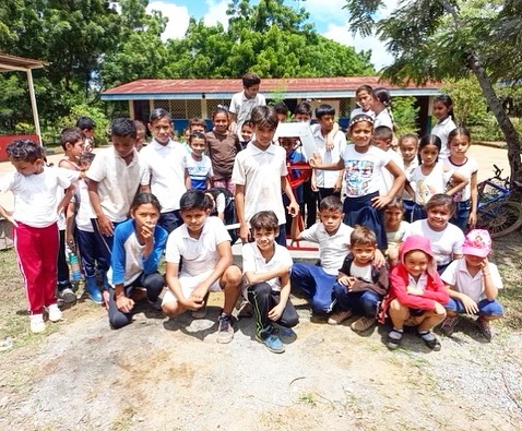 Village School — students together