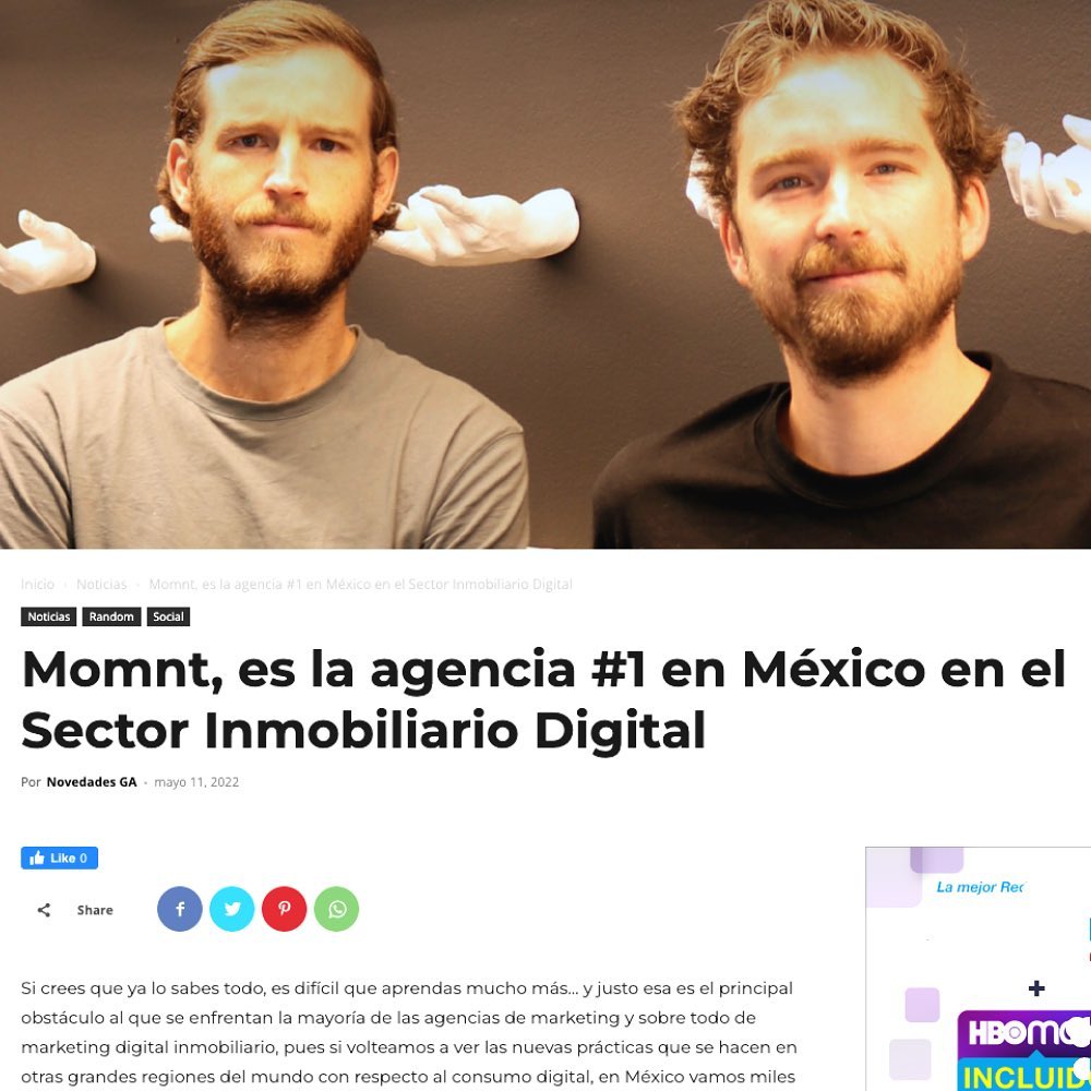 Momnt Agency - Agencia #1 de Marketing Digital Inmobiliario