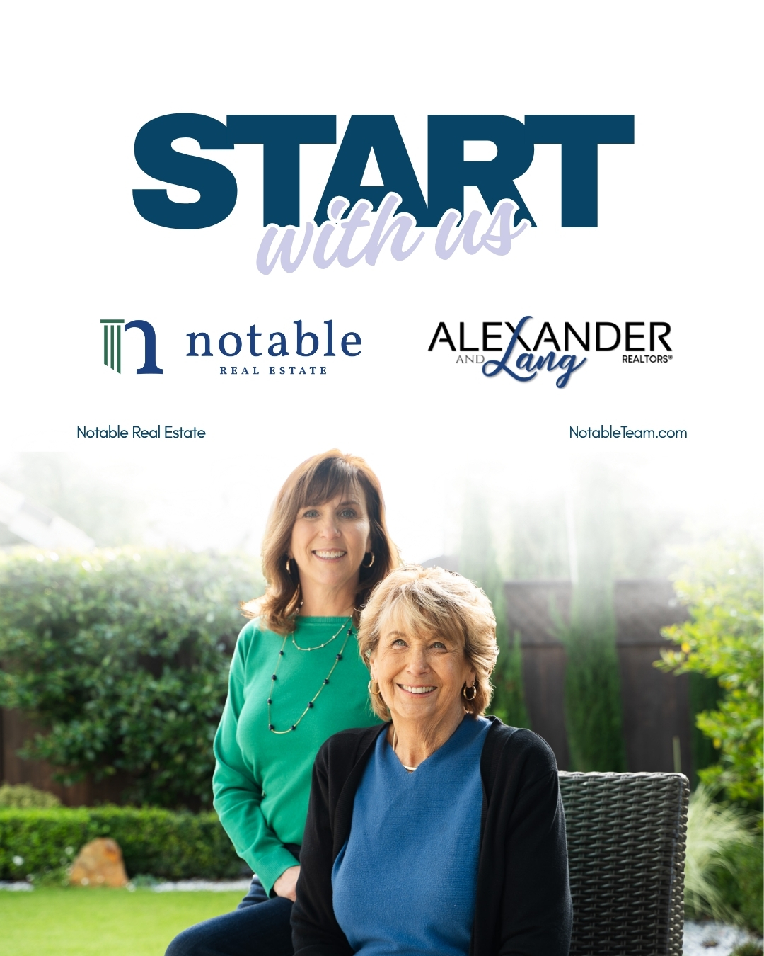 Notable Real Estate Start With Us agent feature graphic