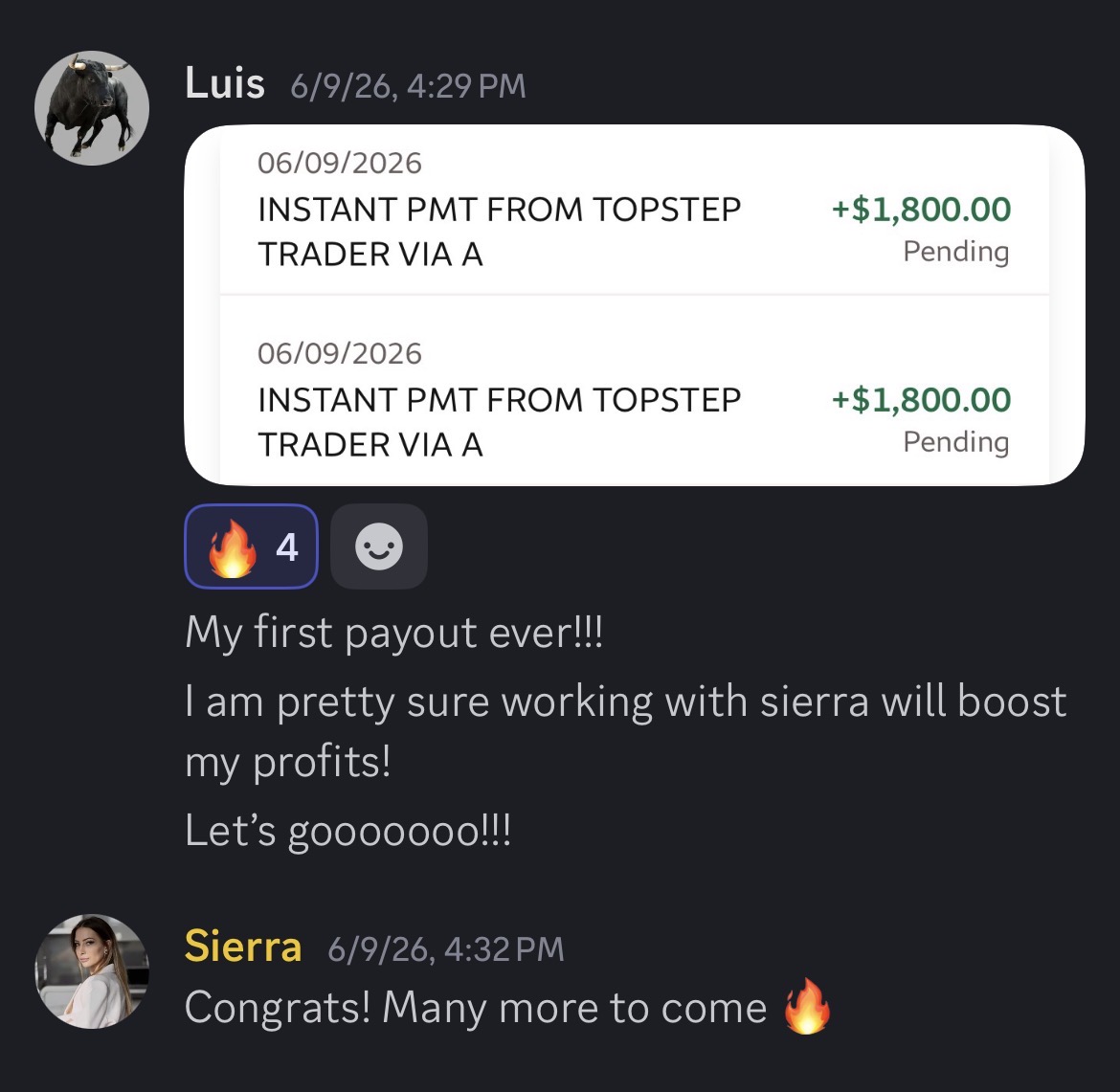 Student win