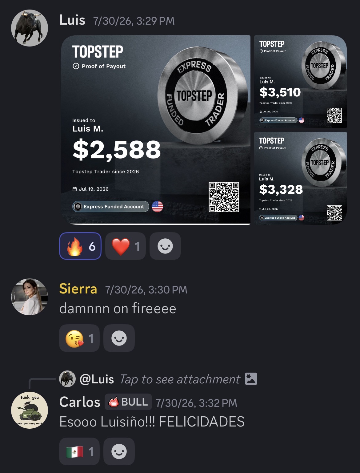 Student win