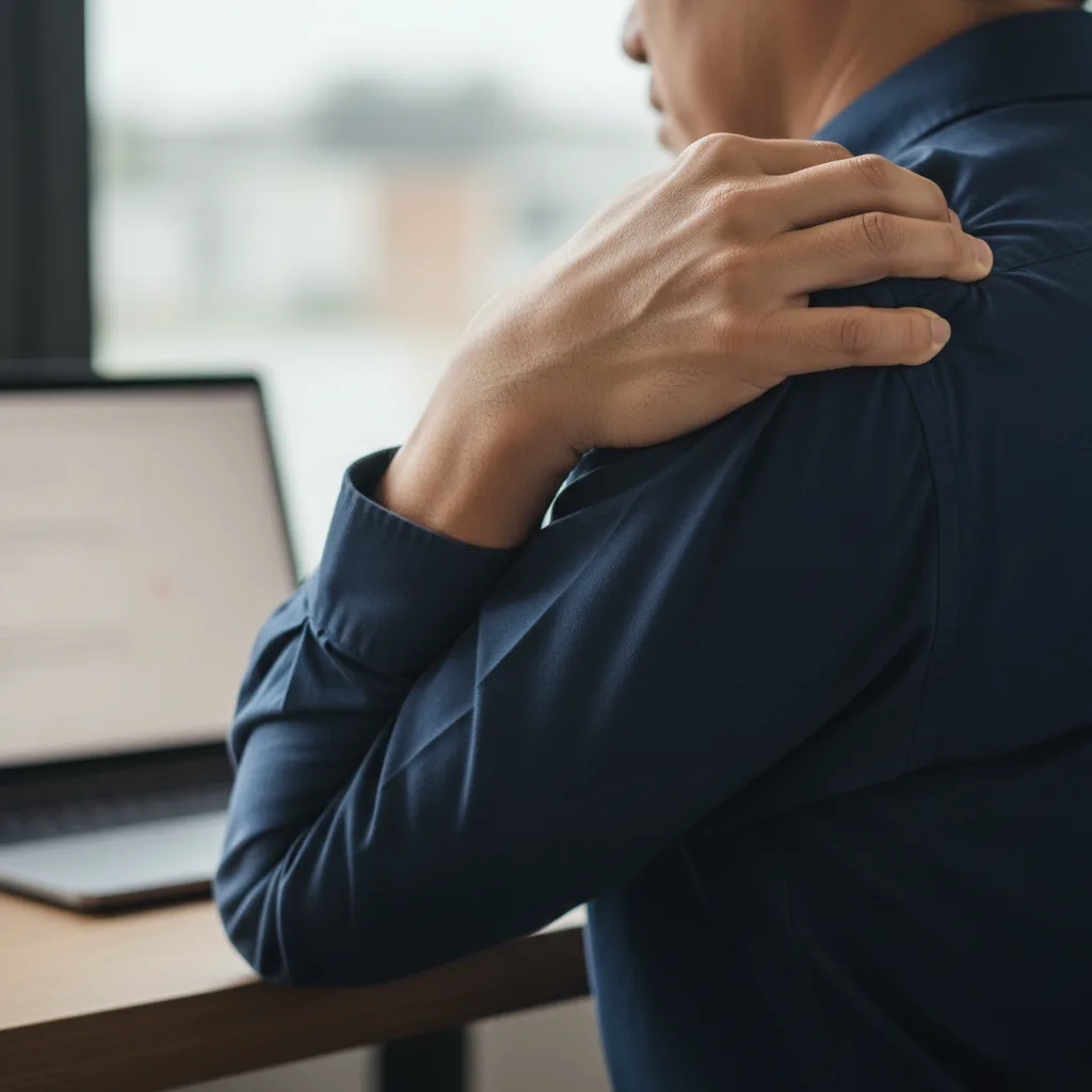 Untreated Pinched Nerve Causing Shoulder Pain — Douglas Family & Animal Chiropractic, Rome, GA