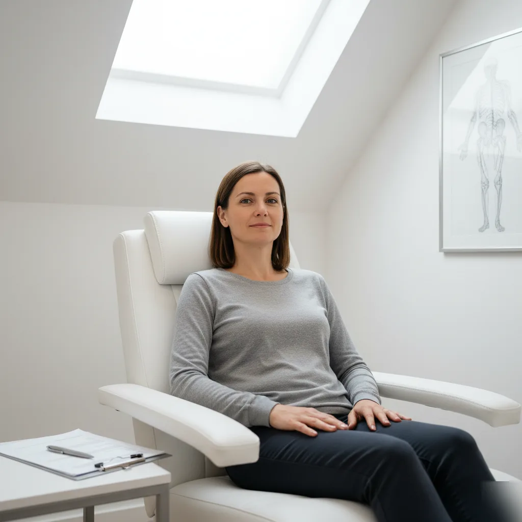 Calm, clear-headed patient after brain fog treatment at our Rome, GA chiropractic office