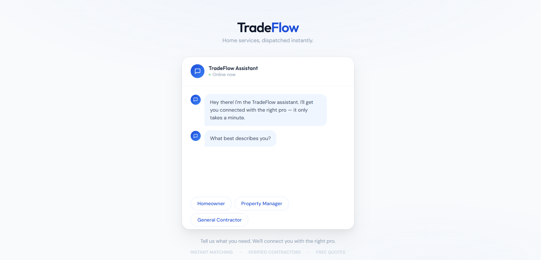 TradeFlow Home Services Dispatch Preview