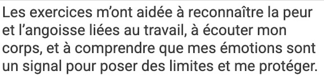 Témoignage