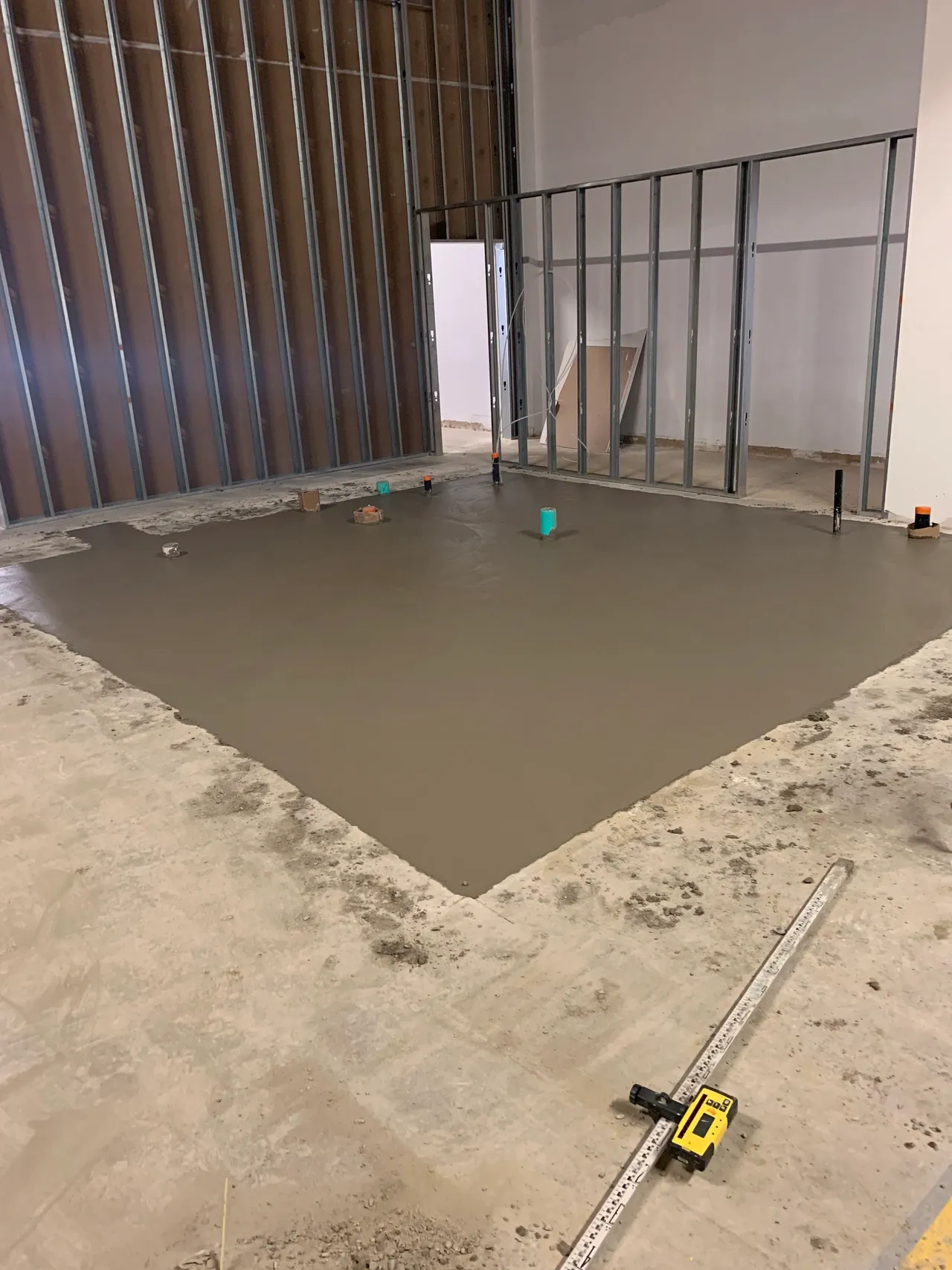 Before concrete project