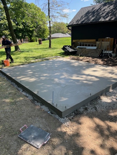 Before concrete project