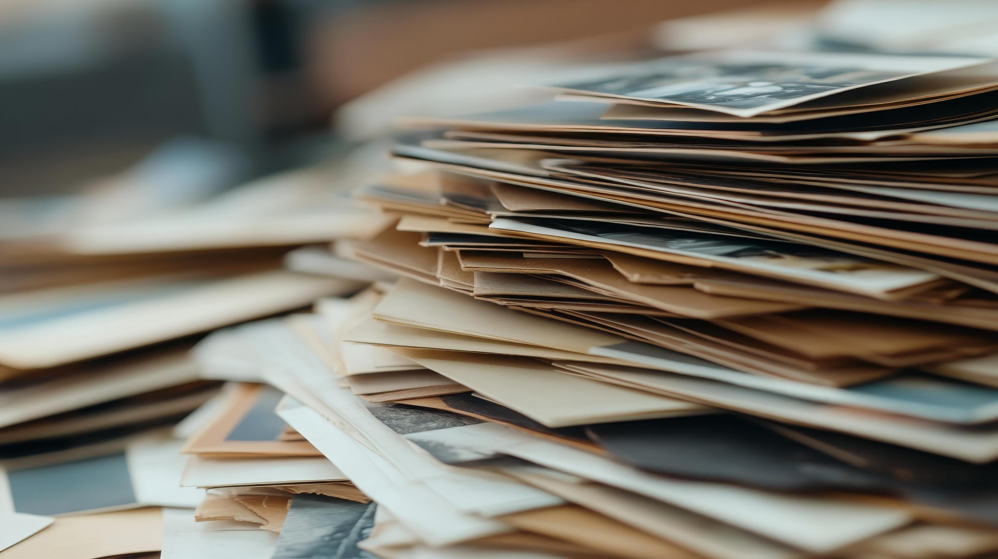 Peaceful setting, estate documents, or family photos