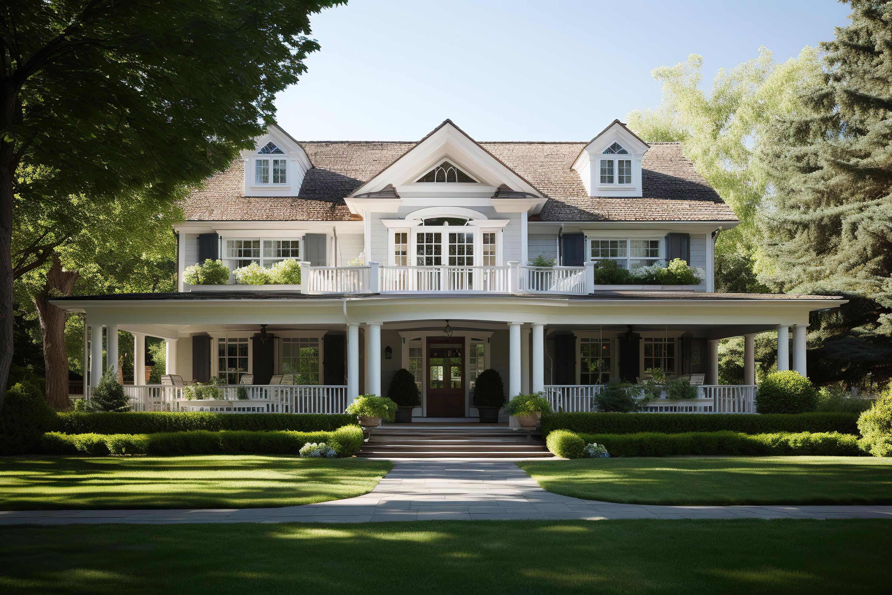 Home exterior, family scene, or estate planning documents