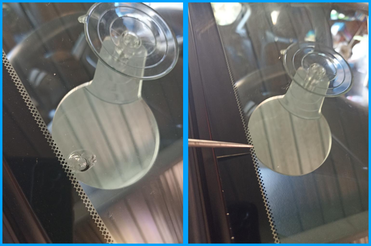 before and after of bullseye break
