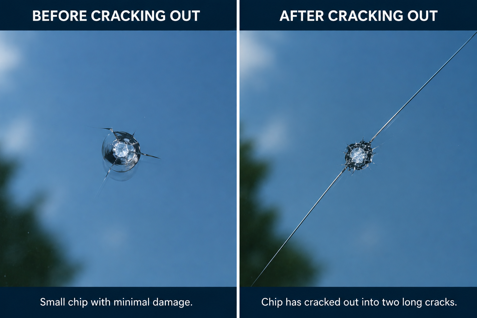 windscreen chip crackout