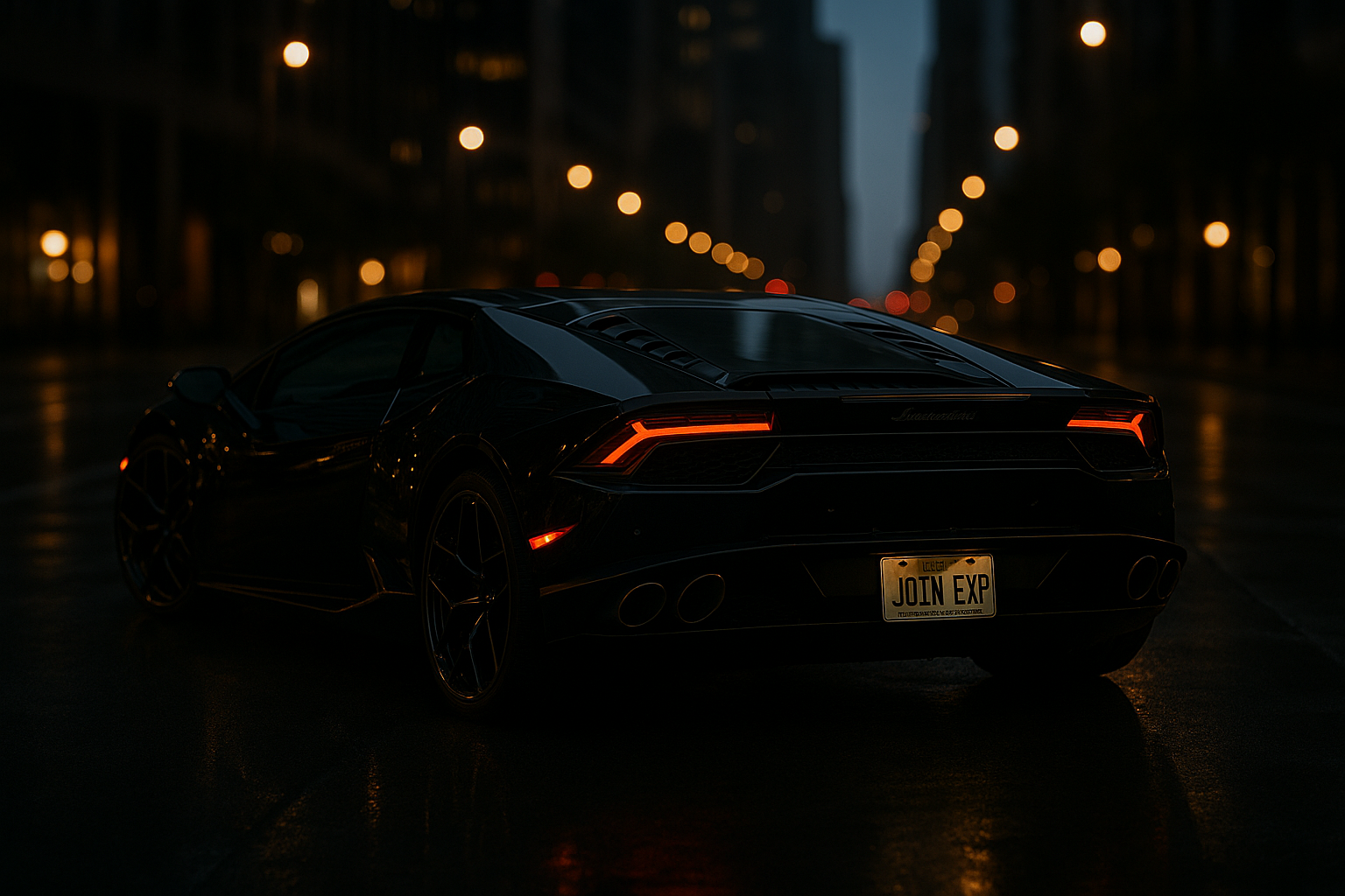 Black Lamborghini Huracan