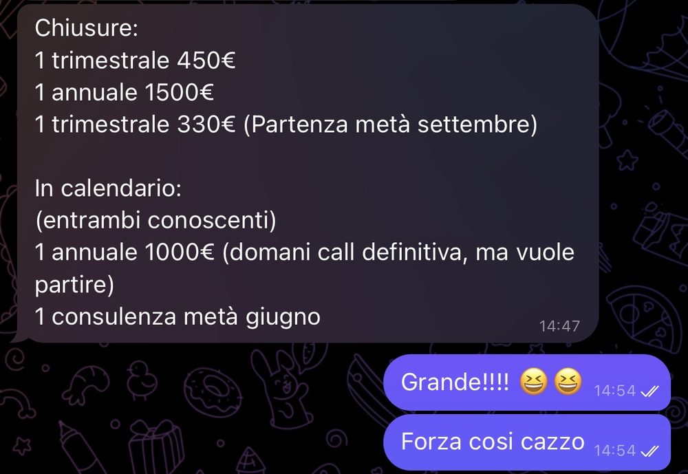 Risultato reale di un cliente A.Marra Consulting 13