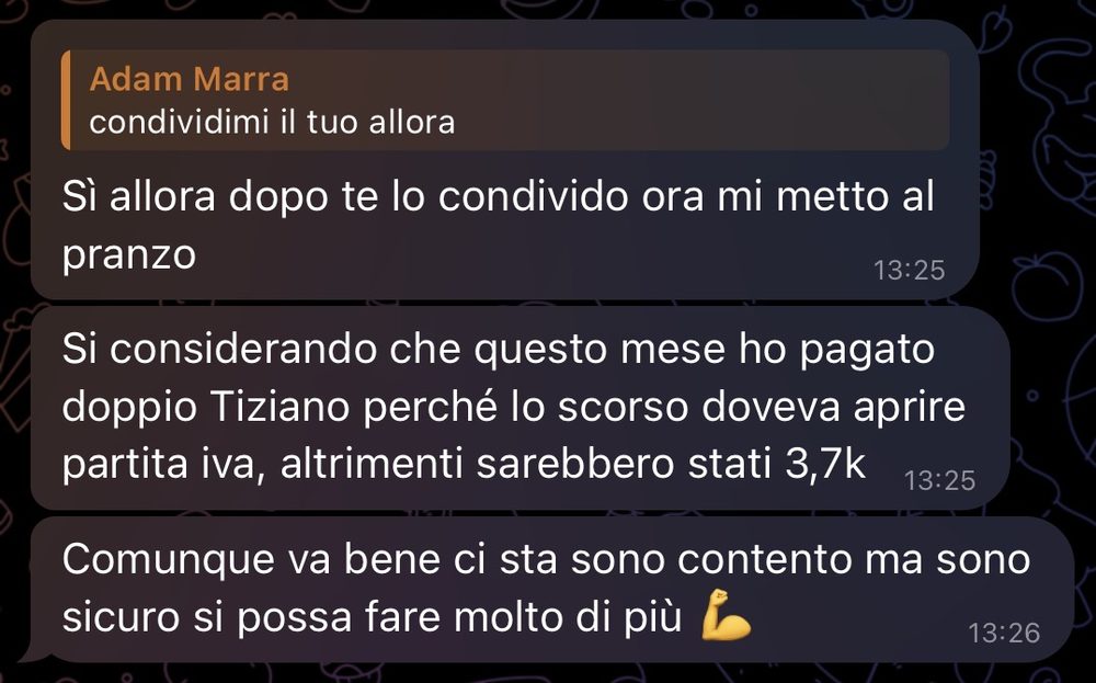 Risultato reale di un cliente A.Marra Consulting 16