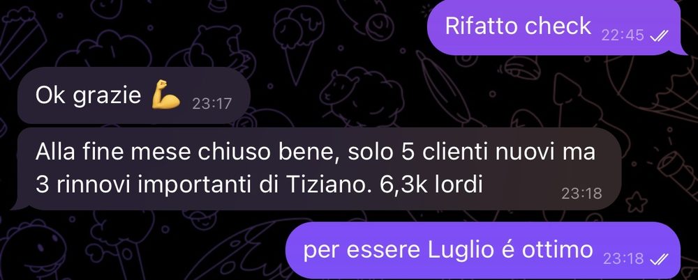 Risultato reale di un cliente A.Marra Consulting 27