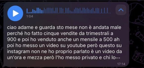 Risultato reale di un cliente A.Marra Consulting 35
