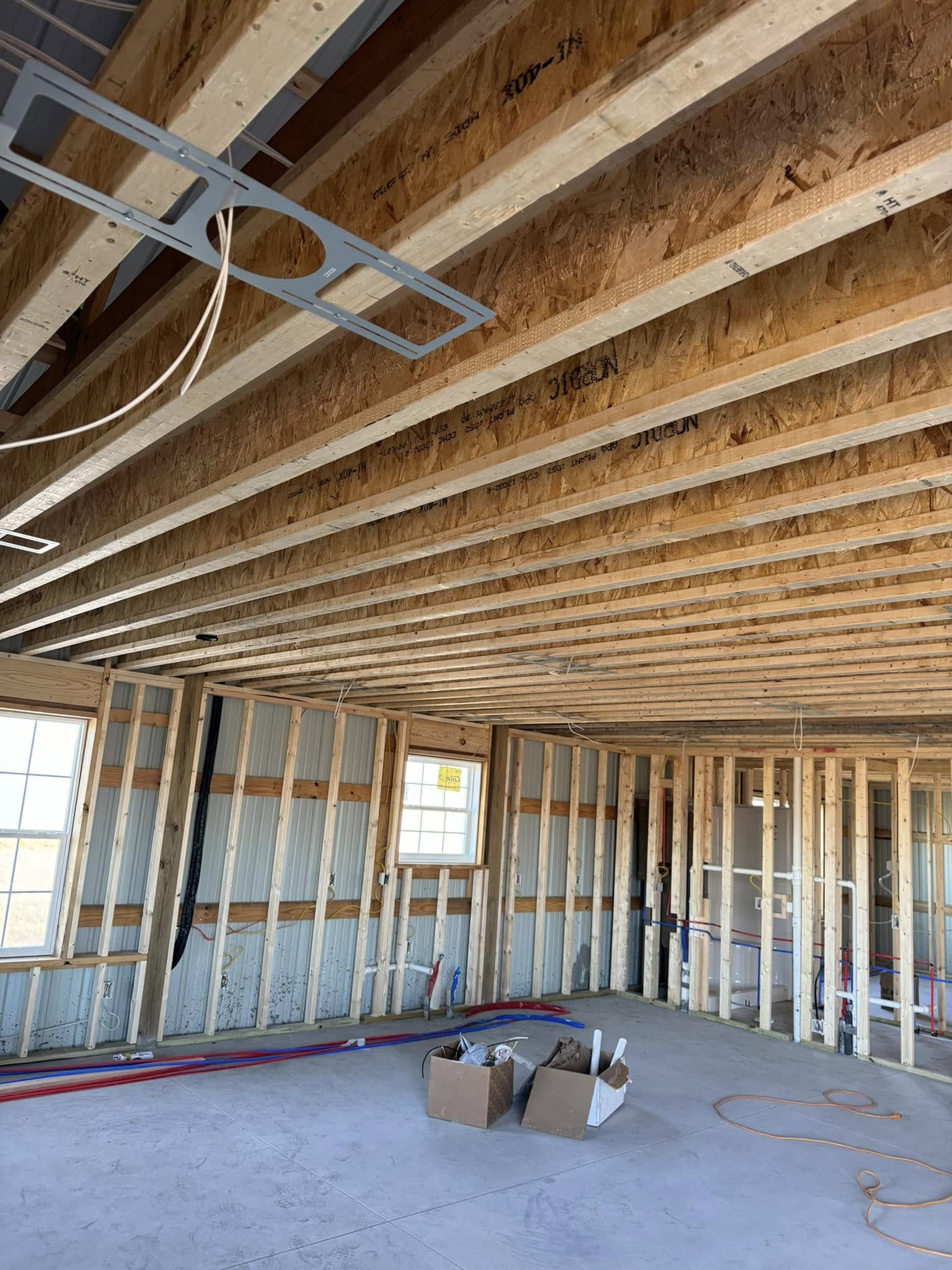 Ceiling rough-in