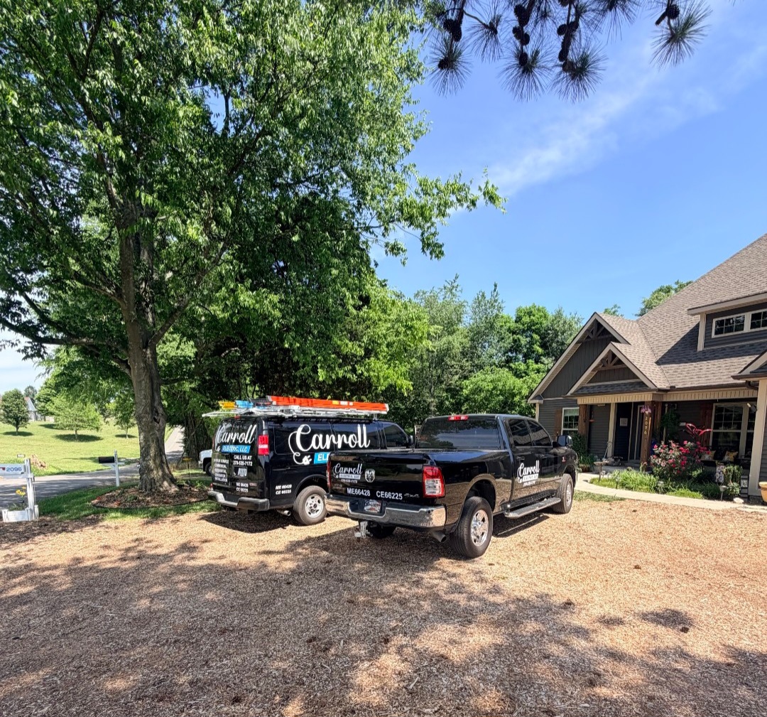 Carroll Electric truck on job site