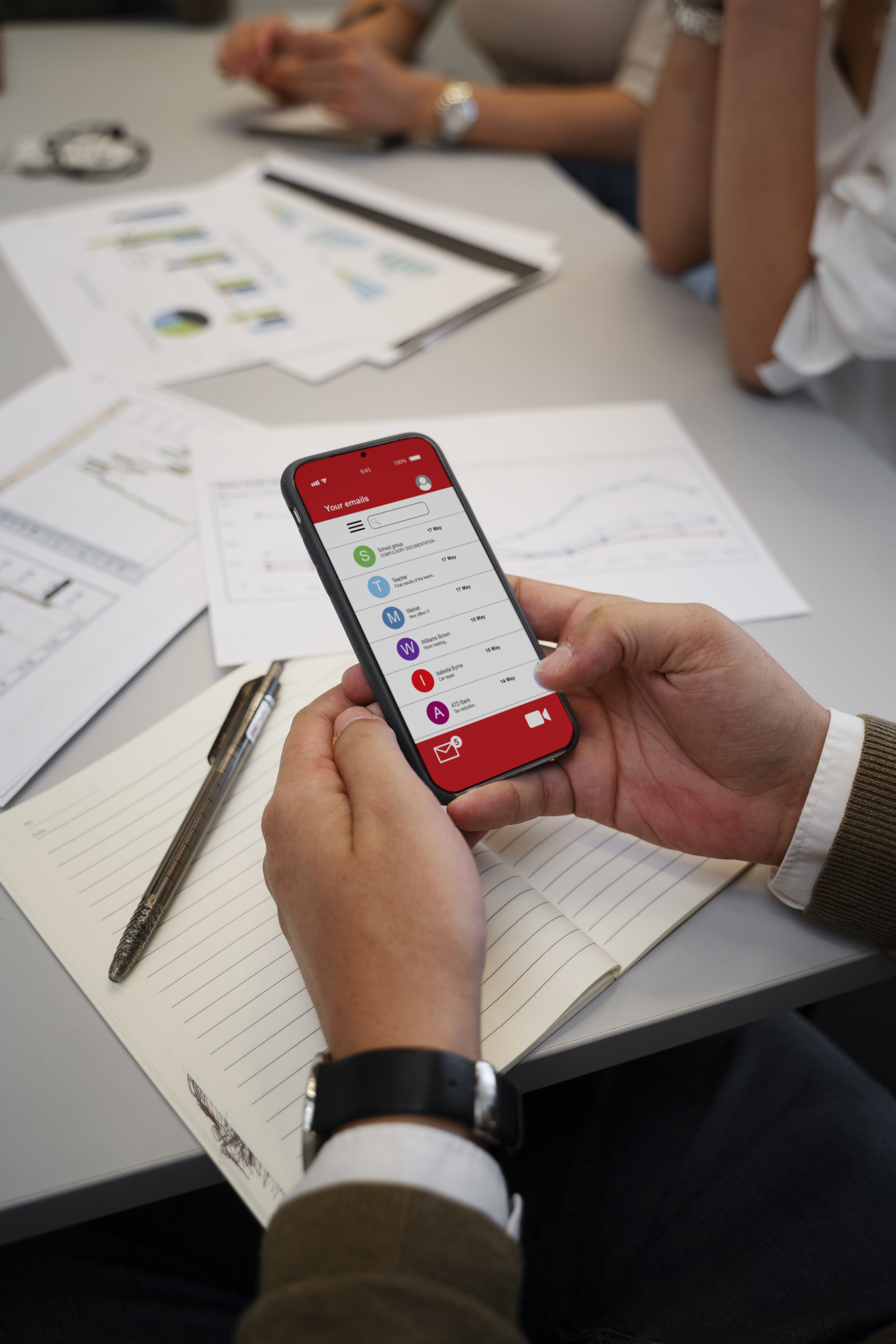 Phone in Man's hand