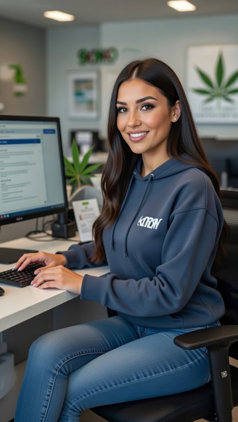 Cannabis dispensary SEO consultants reviewing rankings