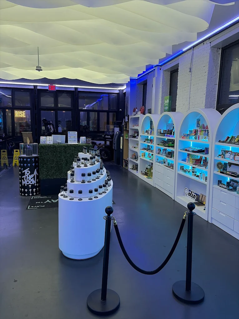 Cannadreams NYC Interior - Product Display and Stanchions