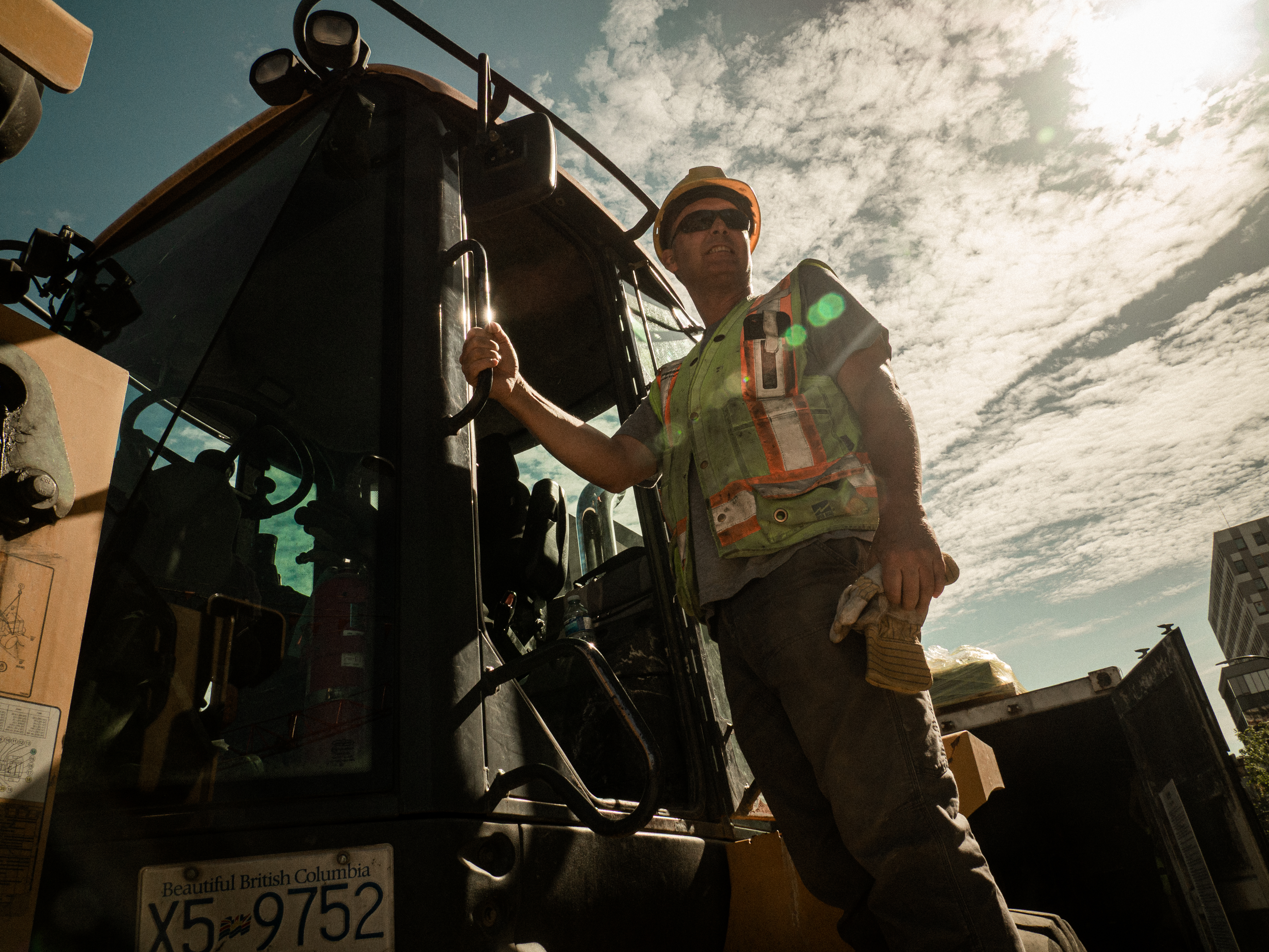 Pedre in Action - BC, underground utilities installation by civil contractor in Langley BC