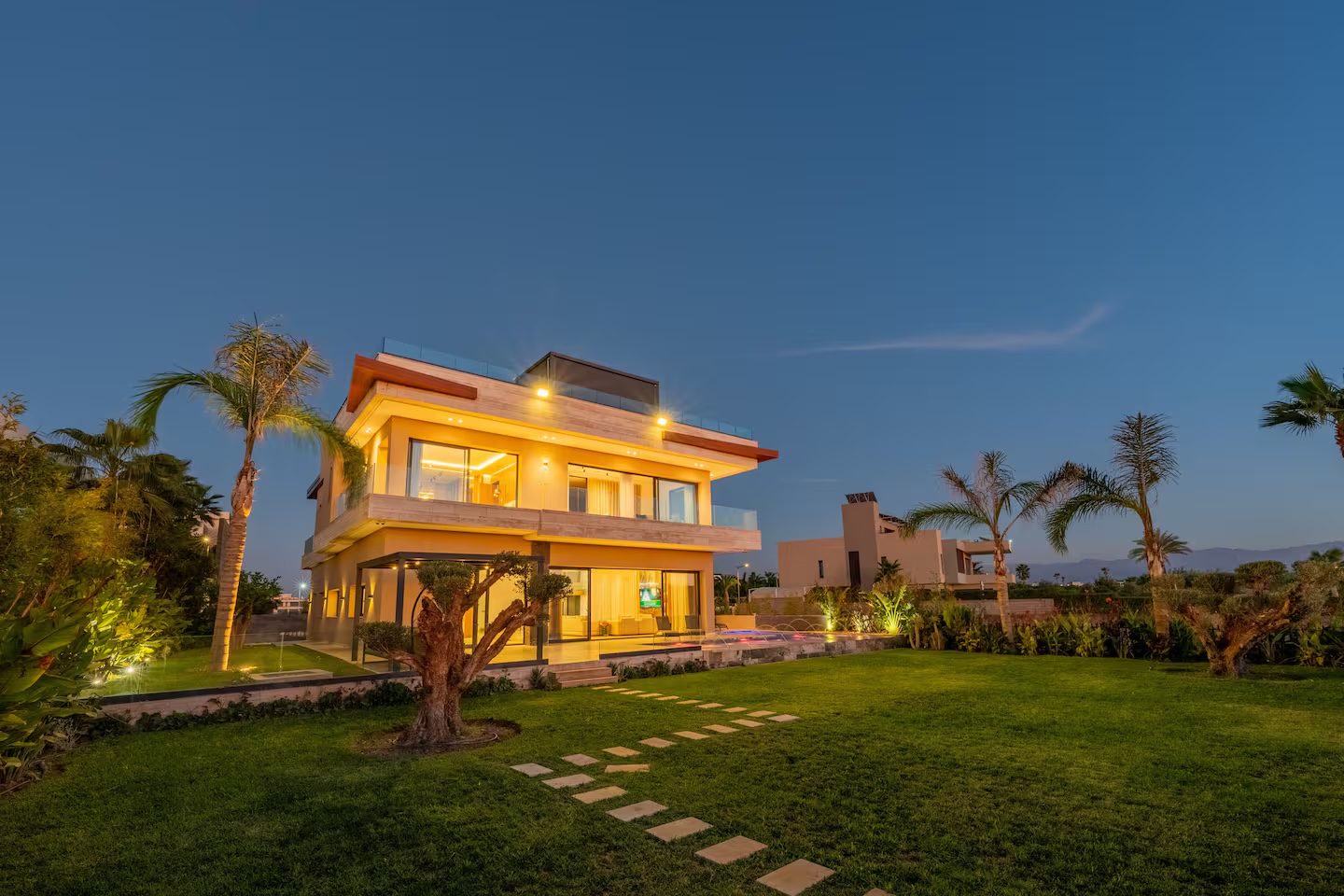 The villa