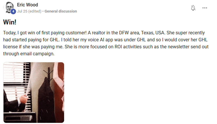 AI Agency Launch text testimonial 10