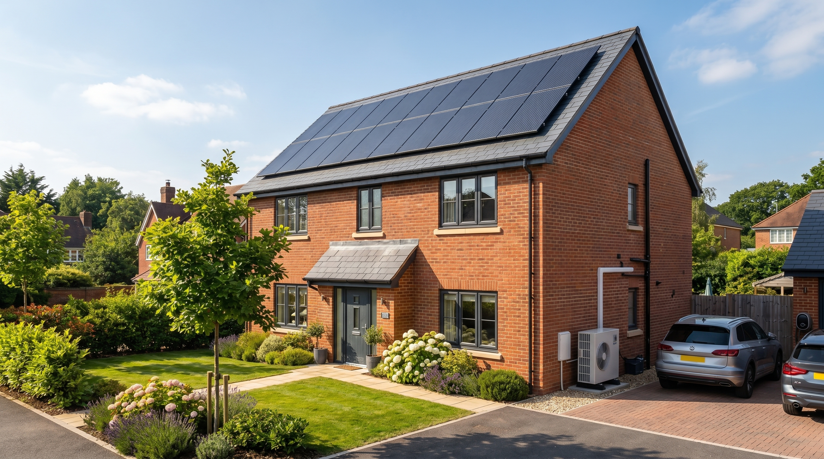 A beautifully finished home in daylight — your work, shown at its best