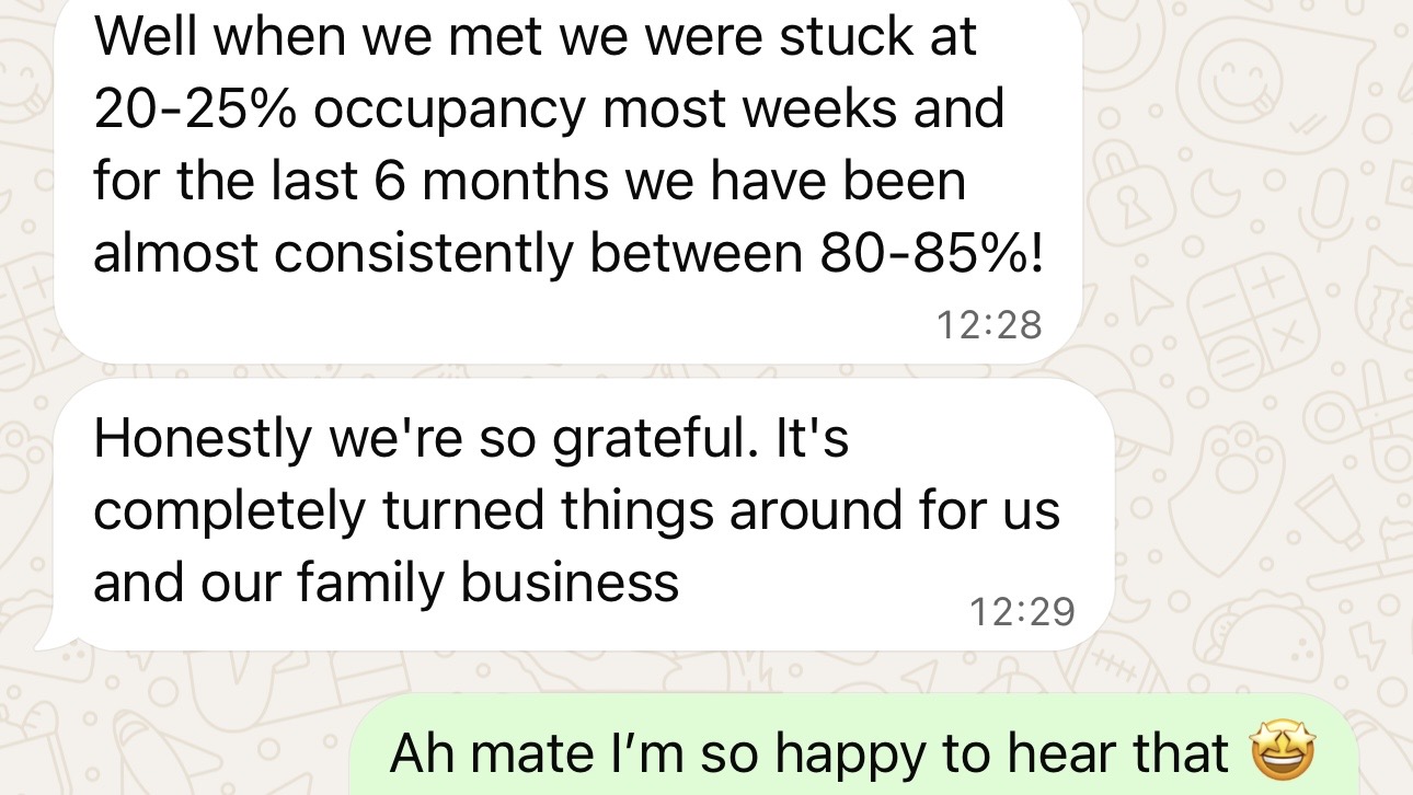 AIM local business customer result