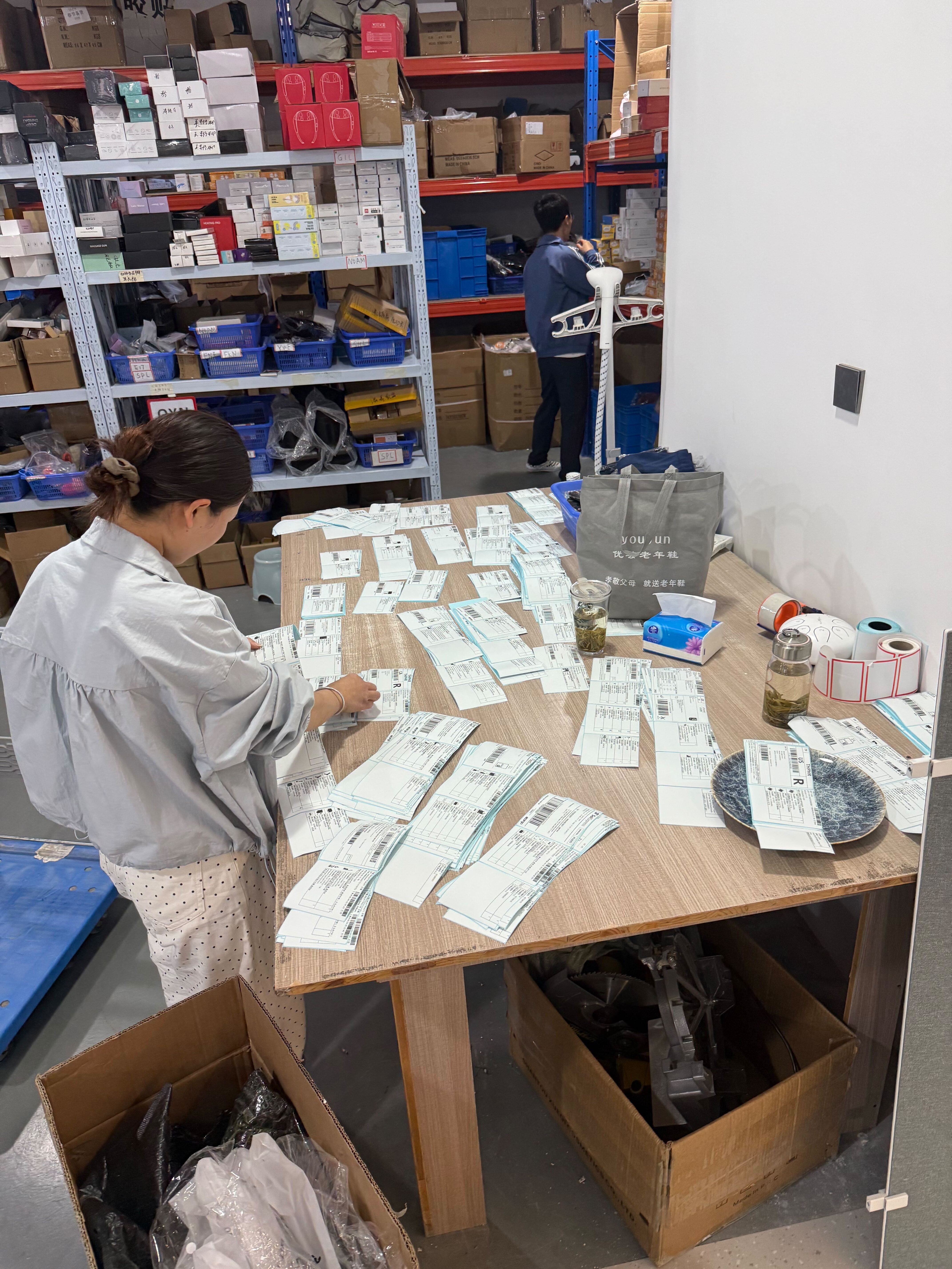 Inside the Cart Capital fulfillment center