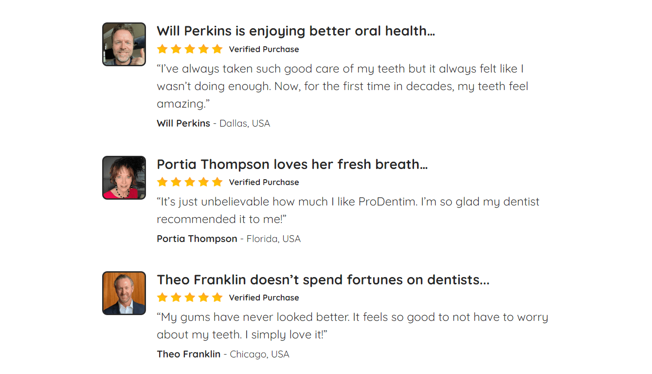 prodentim customer reviews