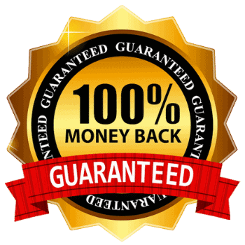 golden logo100% money back guarantee