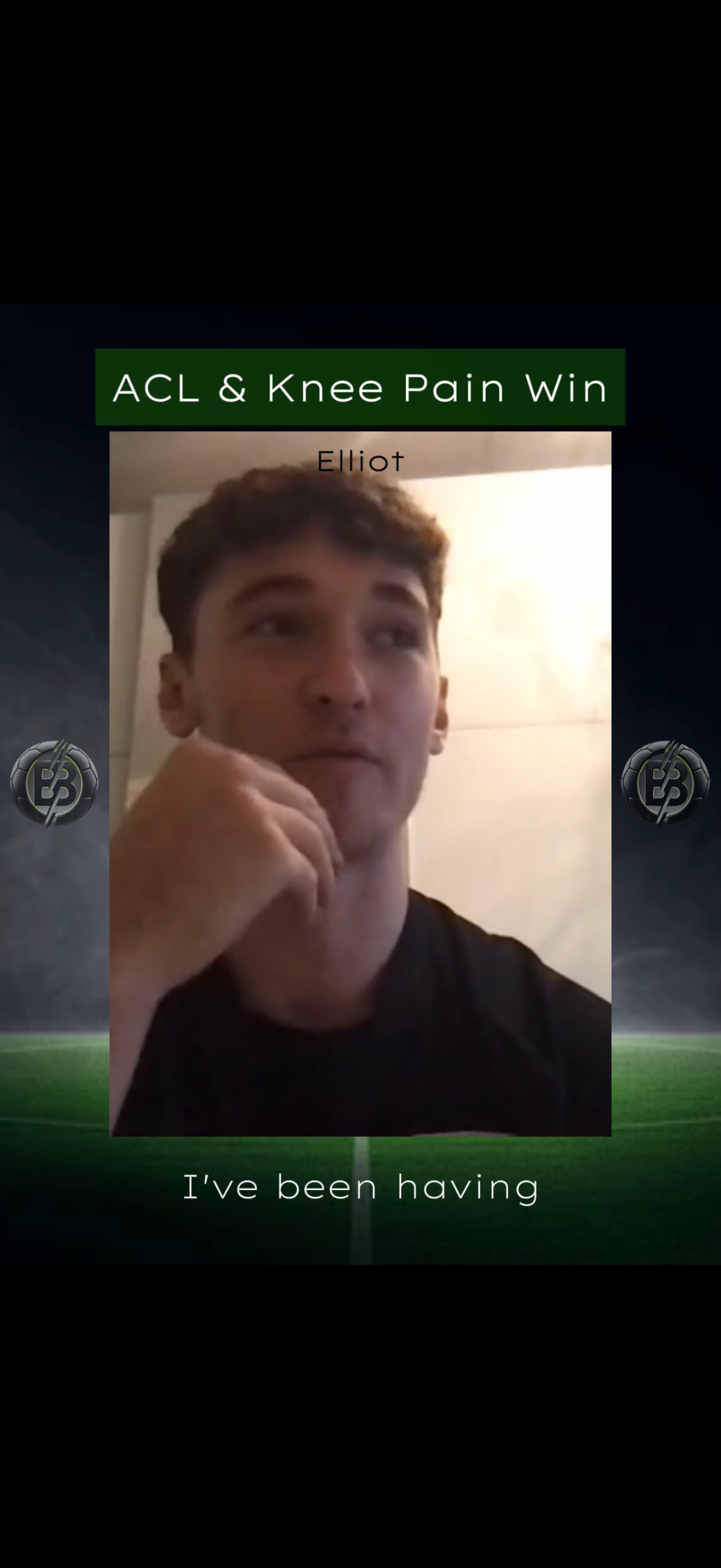 Elliot — Footballer · ACL Injury · 4 Years of Chronic Pain