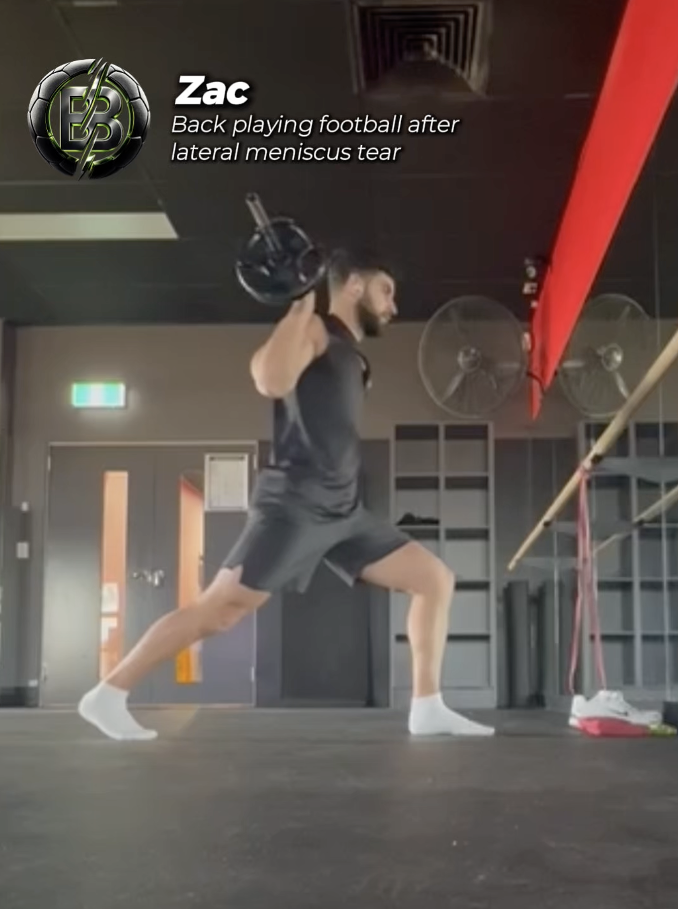 Zac — Footballer · Full Lateral Meniscus Tear