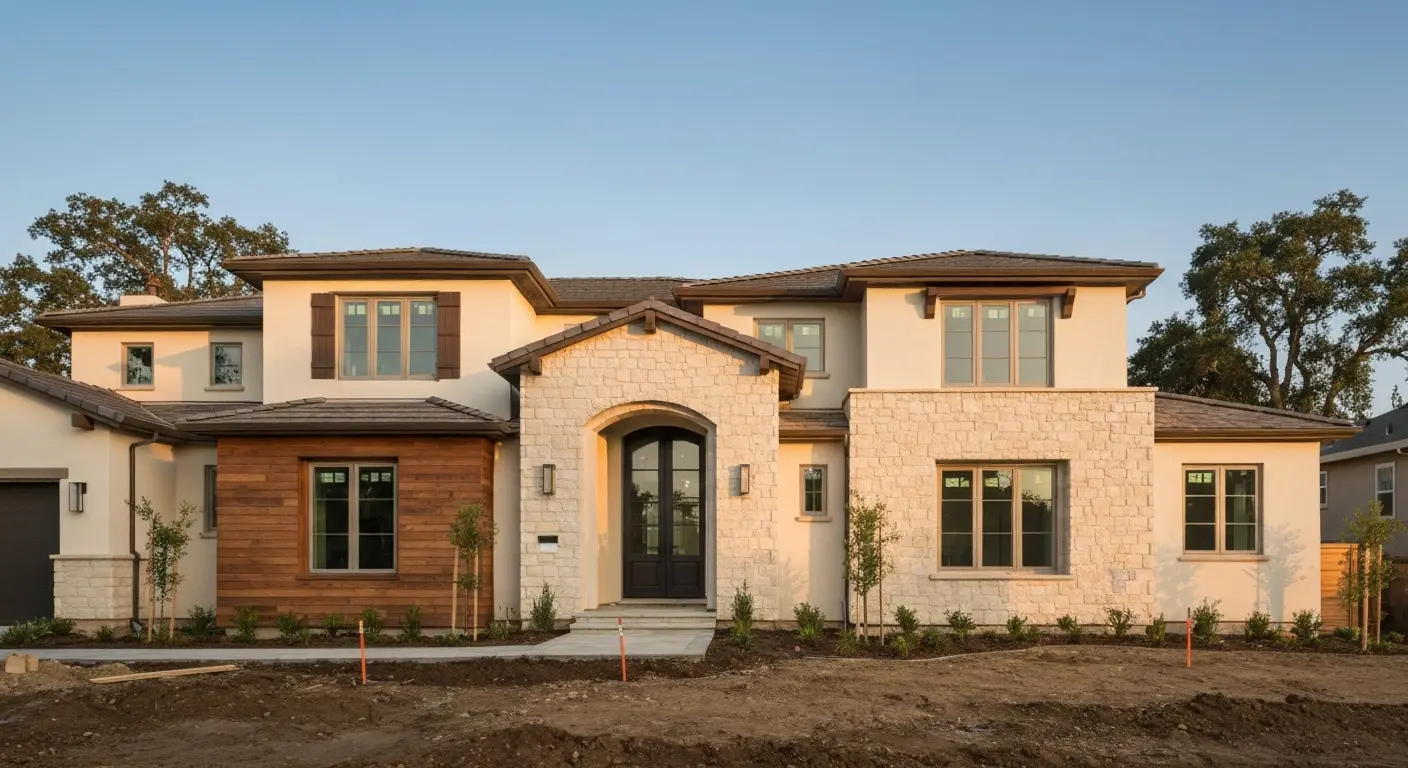 Custom home construction in Los Altos