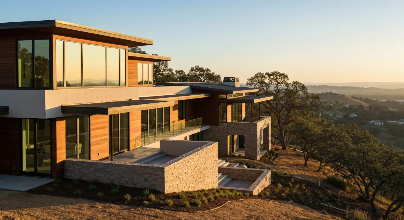 Custom estate home construction