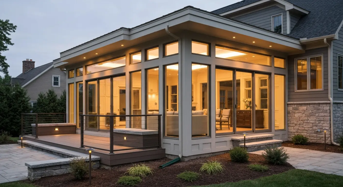 Luxury home addition