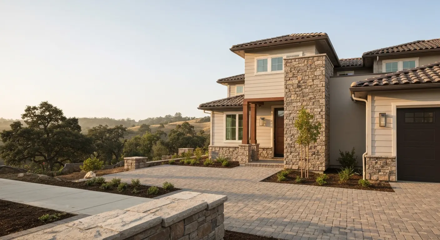 Custom new home construction in Los Gatos