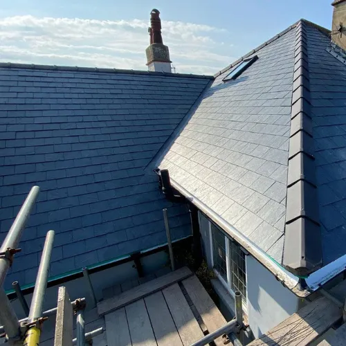 Recent roofing project