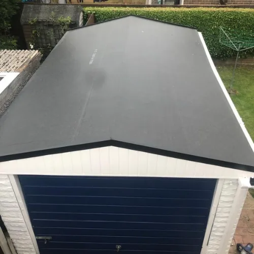 Recent roofing project