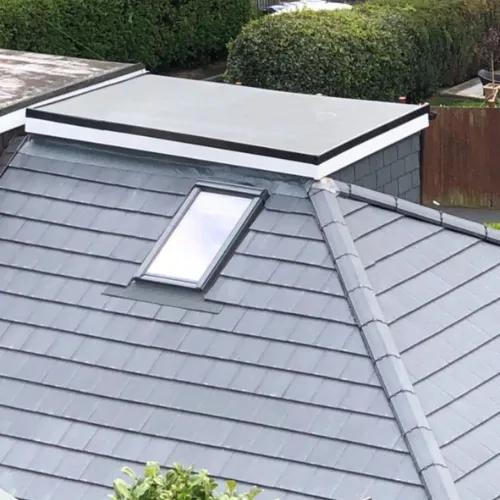 Recent roofing project