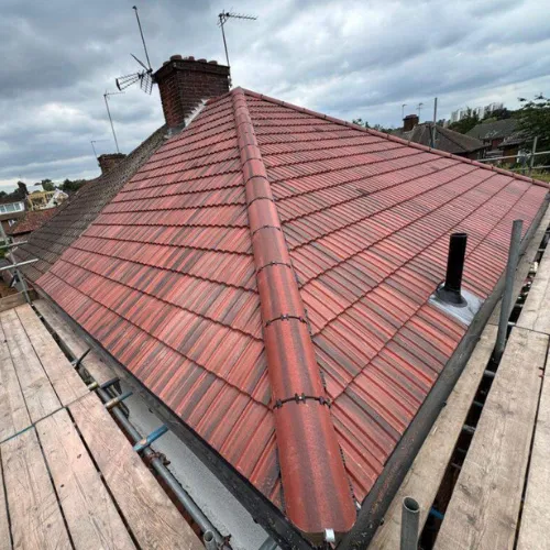 Recent roofing project