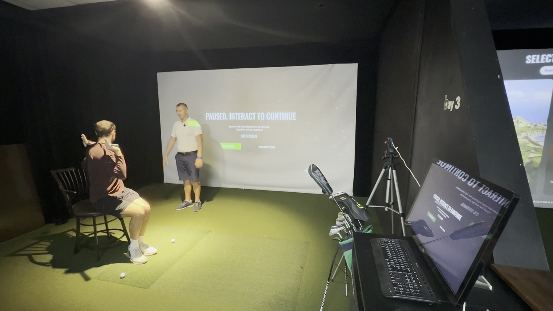 TPI body screening in progress at Golf Guru